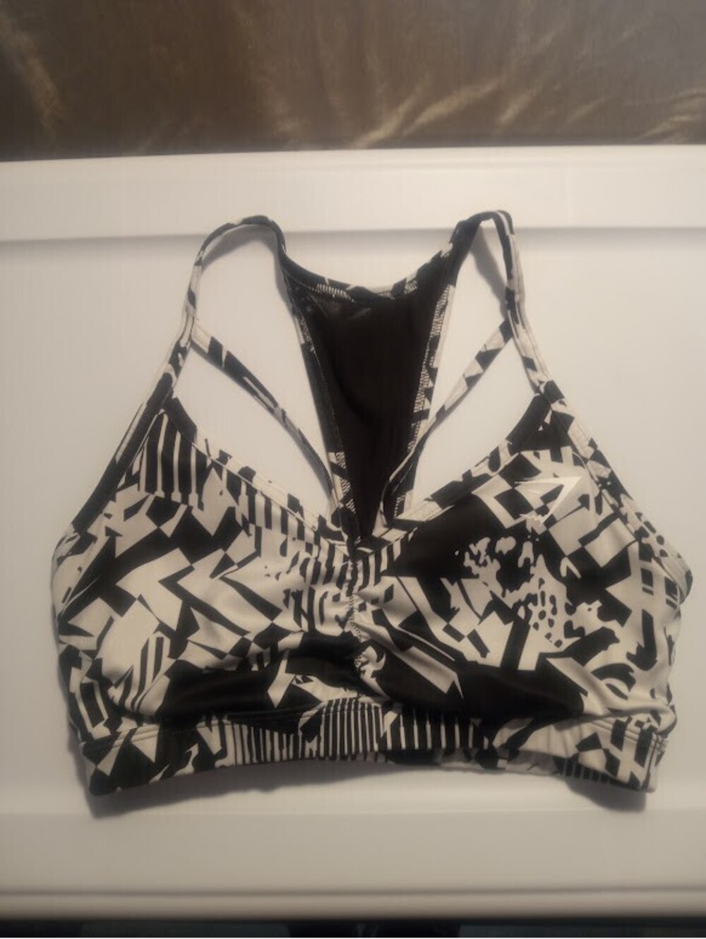 Gymshark Abstract Print Sports Bra | Size Small GUC
